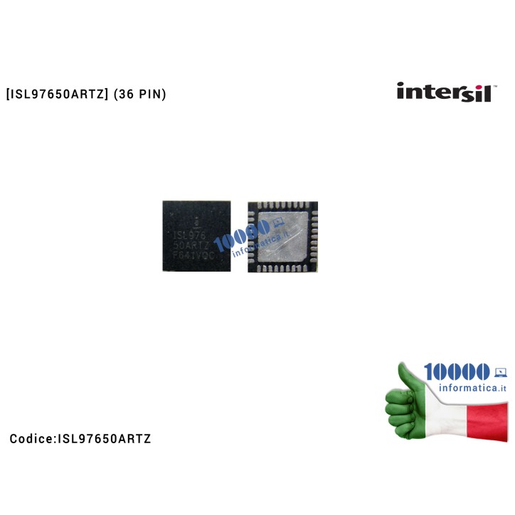 IC Chip INTERSIL ISL97650 ISL97650A ISL97650AR ISL97650ART ISL976 50AR ISL 97650 ARTZ QFN36 QFN-36 ISL97650ARTZ