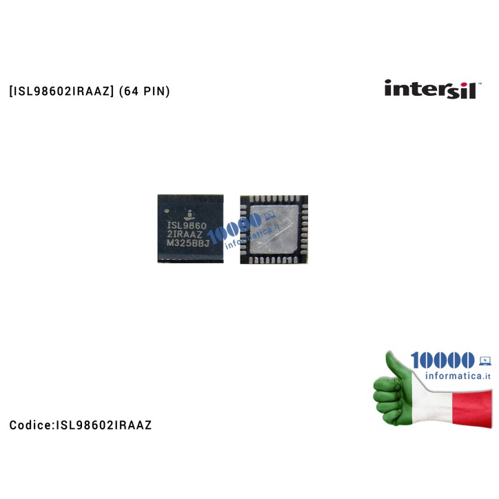 IC Chip INTERSIL ISL98602 ISL9860 ISL 98602 ISL98602IRAAZ Chip 5 Channel DC/DC Converter IC QFN-64 QFN64