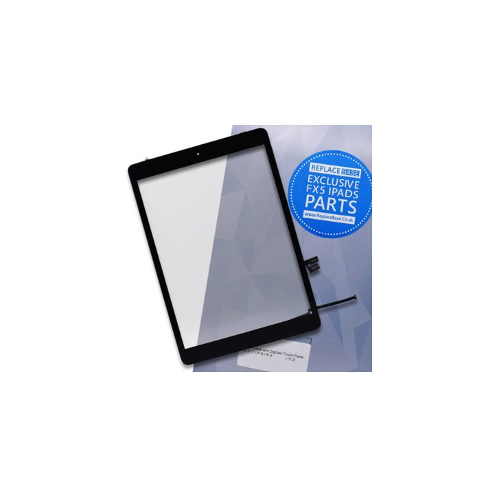RBSKU18183 FX5 iPad 7th Gen (2019) / 8th Gen (2020) / 9th Gen (2021) Touch Screen With Home Button | Black