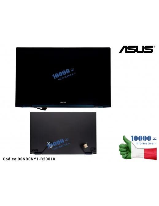 Display Assembly Modulo Touch Screen + Cover LCD + Cerniere ASUS ZenBook Flip 14 UX463 [FHD] UX463F UX463FA UX463FL [Nero] (Full