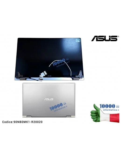 Display Assembly Modulo Touch Screen Cover ASUS ZenBook Flip 14 [FHD] UX462D UX462DA UM462D UM462DA [Grey] (Full-HD)