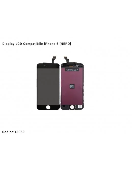 Display LCD Compatibile iPhone 6 [NERO] Schermo Vetro Touch Screen