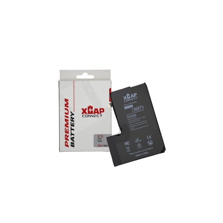 RBSKU22073 XCAP Connect - Battery Cell w/ Built-In Flex for iPhone 12 Pro Max (BMS) (3687 mAh) (No Spot Weld Required) iPhone 12