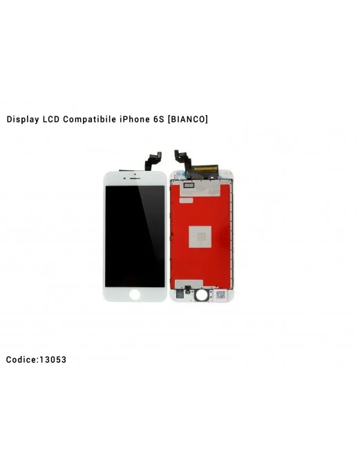 Display LCD Compatibile iPhone 6S [BIANCO] Schermo Vetro Touch Screen