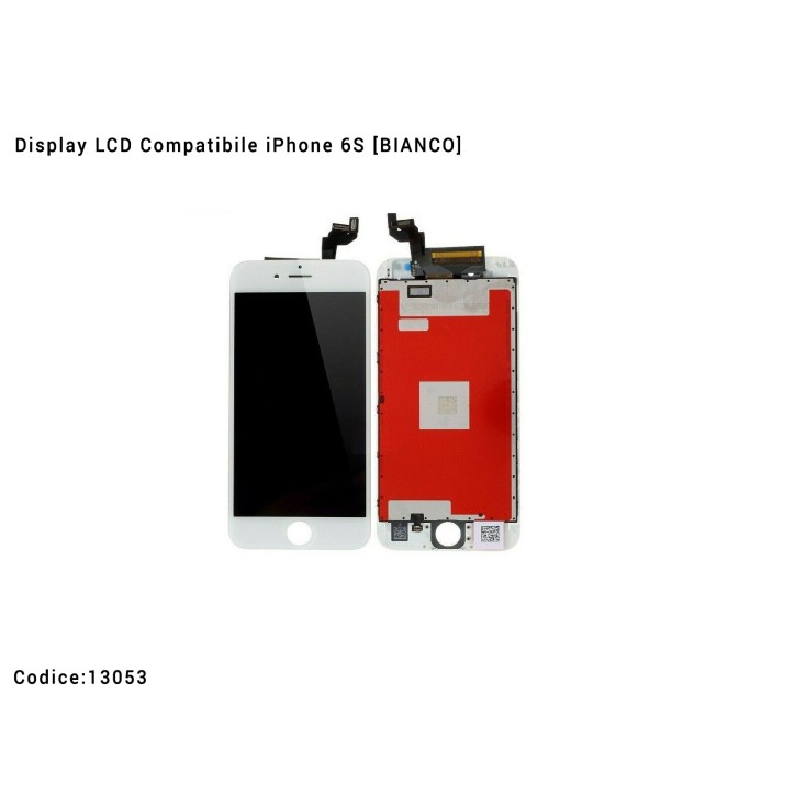 Display LCD Compatibile iPhone 6S [BIANCO] Schermo Vetro Touch Screen