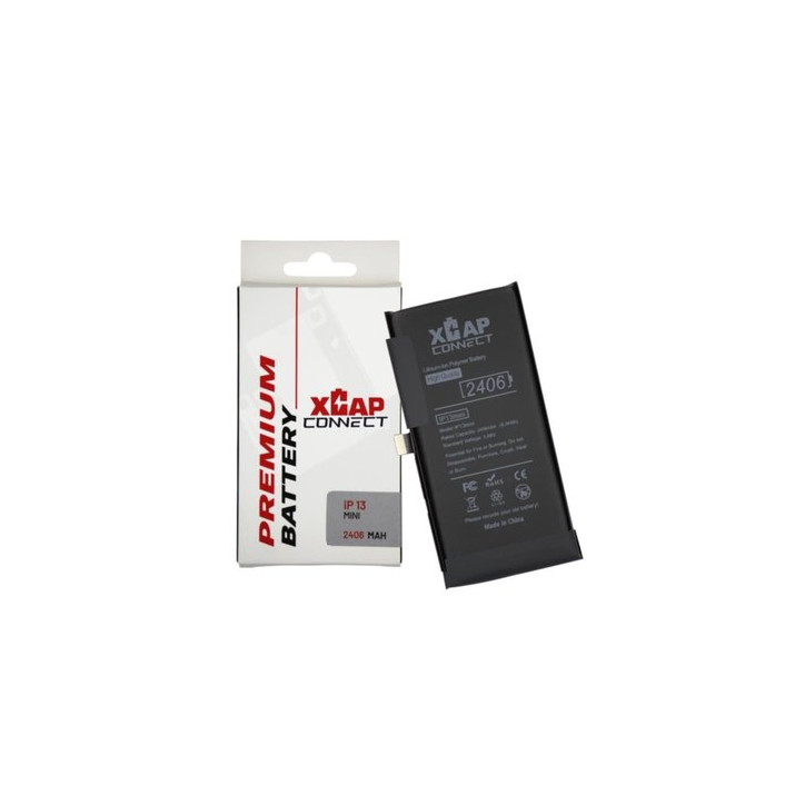RBSKU22074 XCAP Connect - Battery Cell w/ Built-In Flex for iPhone 13 Mini (BMS) (2406 mAh) (No Spot Weld Required) iPhone 13 Mi