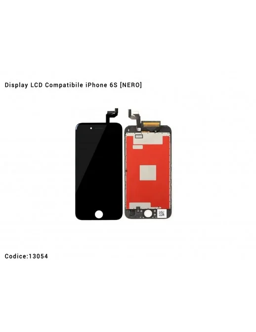 Display LCD Compatibile iPhone 6S [NERO] Schermo Vetro Touch Screen