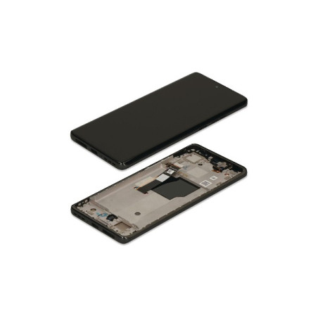 RBSKU22346 Genuine Motorola Moto Edge 40 Neo | Replacement OLED Touch Screen Assembly With Frame | Black | 5D68C23158 | XT2307 |