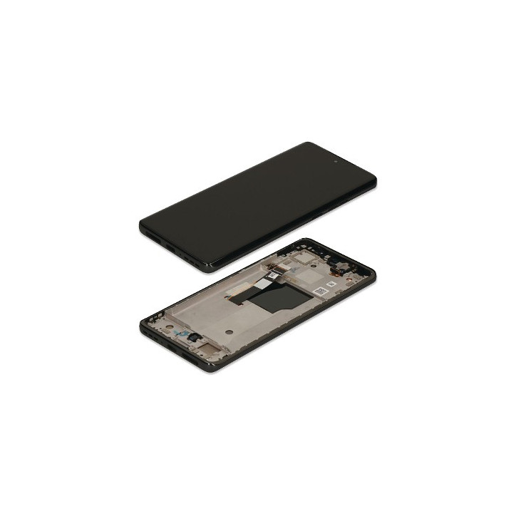 RBSKU22346 Genuine Motorola Moto Edge 40 Neo | Replacement OLED Touch Screen Assembly With Frame | Black | 5D68C23158 | XT2307 |