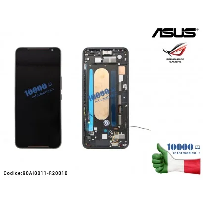 90AI0011-R20010 Display LCD con Vetro Touch Screen ASUS ROG Phone II Strix Edition (ZS660KL)