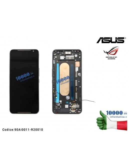 Display LCD con Vetro Touch Screen ASUS ROG Phone II Strix Edition (ZS660KL)