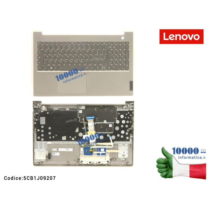 Tastiera Retroilluminata Italiana Top Case LENOVO ThinkBook 15 G4 IAP (21DJ) (Mineral Grey) [MG] 5CB1J09207 FRU5CB1J09207
