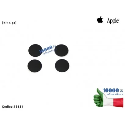 13131 Gommini Bottom Case Apple MacBook Pro A1398 A1425 A1502 [Kit 4 pz] Set Piedini Bottom Rubber Feet Foot