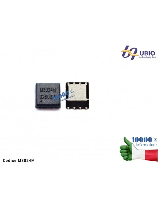 IC Chip Mosfet UBIQ M3024M QM3024M3 QM3024M M30S4M QM3O24M3 M3O24M QFN-8