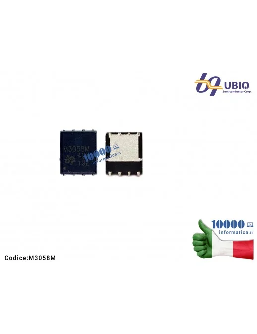 IC Chip Mosfet UBIQ M3058M QM3058M6 QM3058M M30S8M QM3O58M6 M3O58M QFN-8