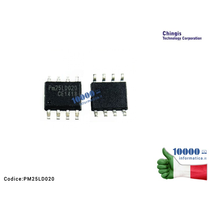 IC Chip PM25LDO20 PM25LD02O PM25LD020SCE PM25LD020-SCE SOP8 CHINGIS TECHNOLOGY