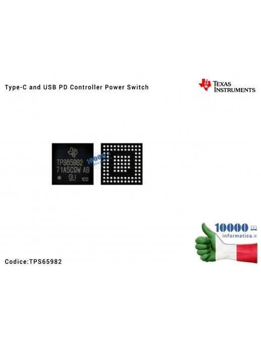 IC Chip TI TPS65982ABZQ TPS65982ABZQZ TPS65982 TPS65982AB TPS65982A TPS65982ABZQZR BGA96 USB Type-C and USB PD Controller Power