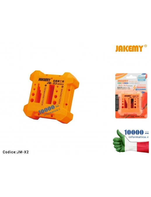 Magnetizzatore e Smagnetizzatore JACKEMY JM-X2 Strumento per cacciavite da lavoro Magnetizer Demagnetizer Screwdriver Tips Screw