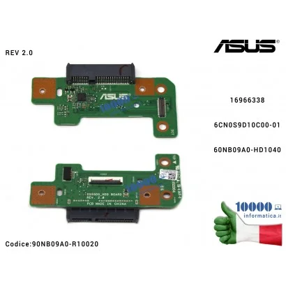 Connettore HDD Board Hard Disk ASUS X555D X555DA X555DG X555Y X555YA X555YI F555Y 60NB09A0-HD1040 6CN0S9D10C00-01