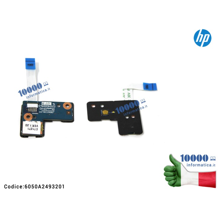 Pulsante Tasto Accensione Power Board HP 255 G1 1000 2000 CQ58 6050A2493201