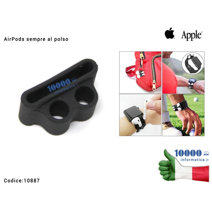 Clip AirPods sempre al polso con i cinturini di APPLE Watch Clip AirPods sempre al polso con i cinturini di APPLE Watch