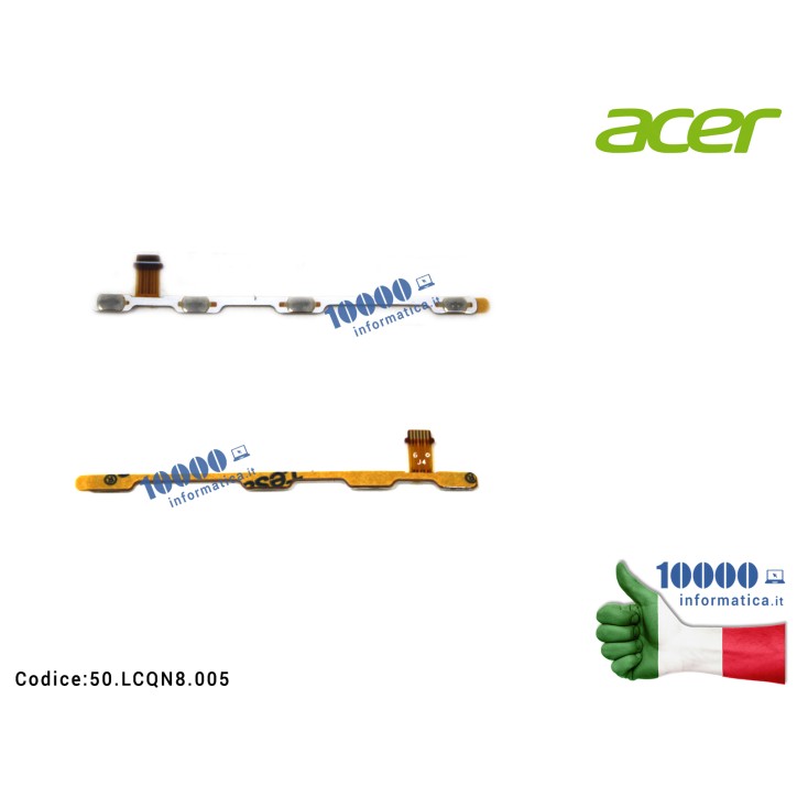 Pulsanti Laterali Accensione Switch Side Key FPC Cable ACER One 10 S1003 N16H1 Iconia S1003 D16H1 Tablet 2-in-1