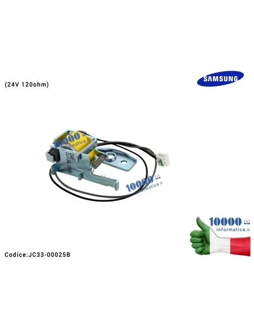 Solenoide SAMSUNG SCX-5135ND (24V 120ohm) CLP-365 CLX-3305FN 3305W JC33-00025B ML2525 2525W 2545 SCX 4600 SCX4623F SCX 5635FN