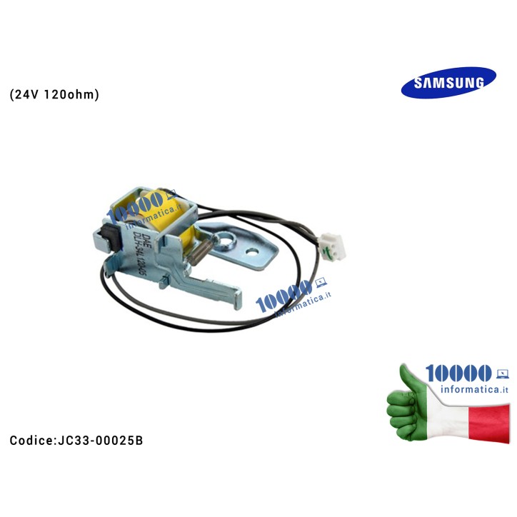 Solenoide SAMSUNG SCX-5135ND (24V 120ohm) CLP-365 CLX-3305FN 3305W JC33-00025B ML2525 2525W 2545 SCX 4600 SCX4623F SCX 5635FN