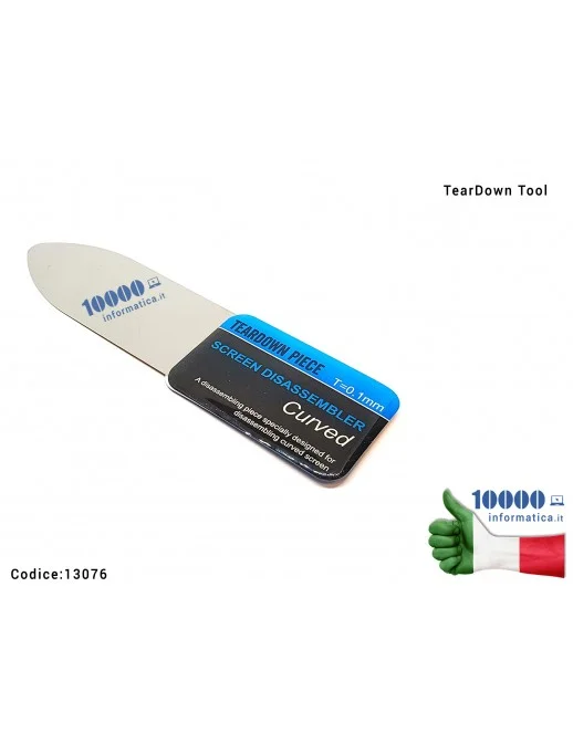Strumento di Smontaggio TEARDOWN TOOL T-0,1mm Curved Screen Disassebler in Metallo Toughness Metal Sheet Opening Tool Repair Too