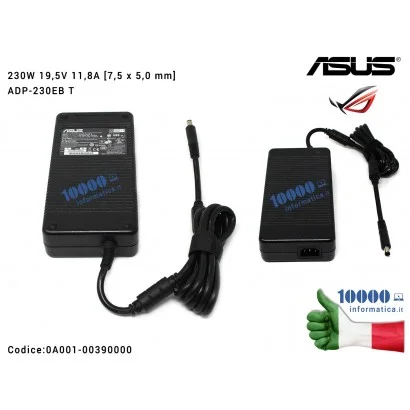 0A001-00390000 Alimentatore ASUS 230W 19,5V 11,8A [7,4 x 5,0 mm] ROG G750J G750JH G750JY G750JZ G751JT G751JY G752V G752VY G7...