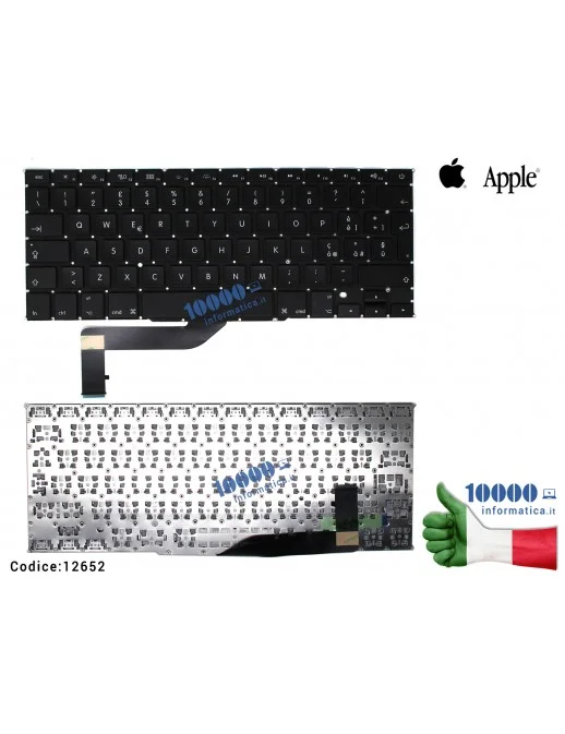 Tastiera Italiana APPLE MacBook Pro Retina 15 A1398 (2012) (2013) MC975 MC976 ME293 ME294 ME664 ME665 MGXA2 MGXC2 MJLQ2 MJLT2