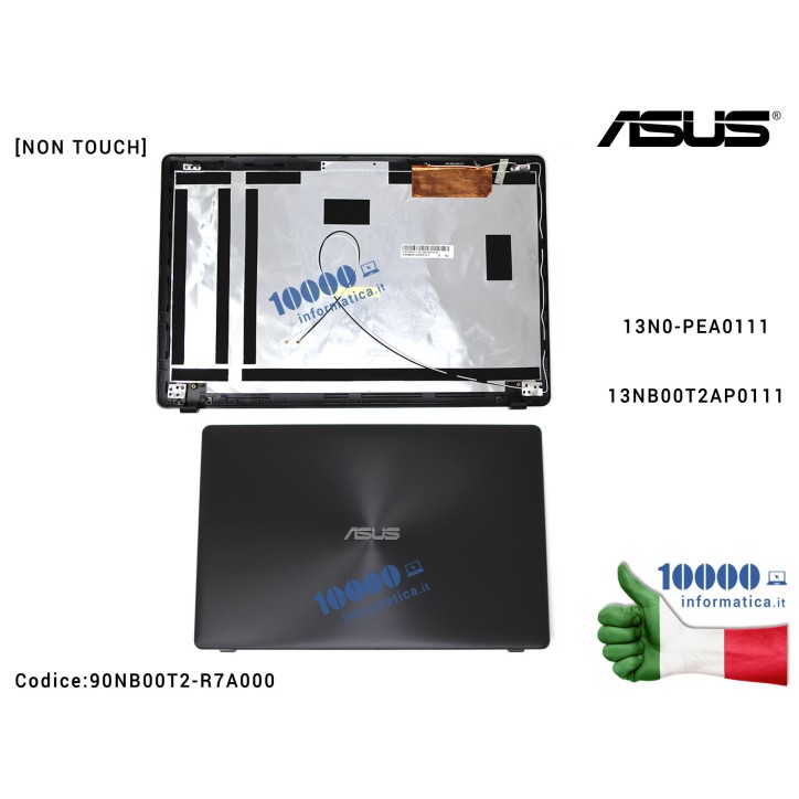 Cover LCD [NON TOUCH] (DARK GRAY) ASUS F550 F550C F550CA F550LD X550CA X550CC X550JK X550LA X550LB X550LD X550LN X550VX 13N0-PEA