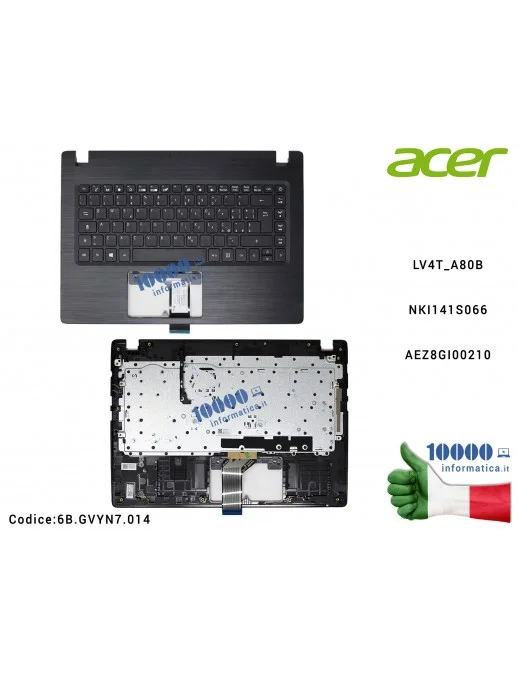 Tastiera Italiana Completa di Top Case Superiore ACER Aspire A114-32 A114-31 A314-21 LV4T_A80BNKI141S066 AEZ8GI00210
