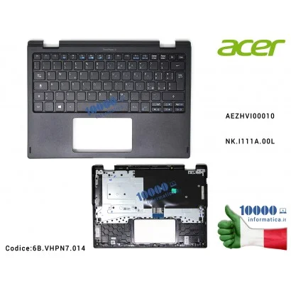 6B.VHPN7.014 Tastiera Italiana Completa di Top Case Superiore ACER TravelMate TMB118-M B118-M TMB118-G2 TMB118-G2-RN B118-G2 ...