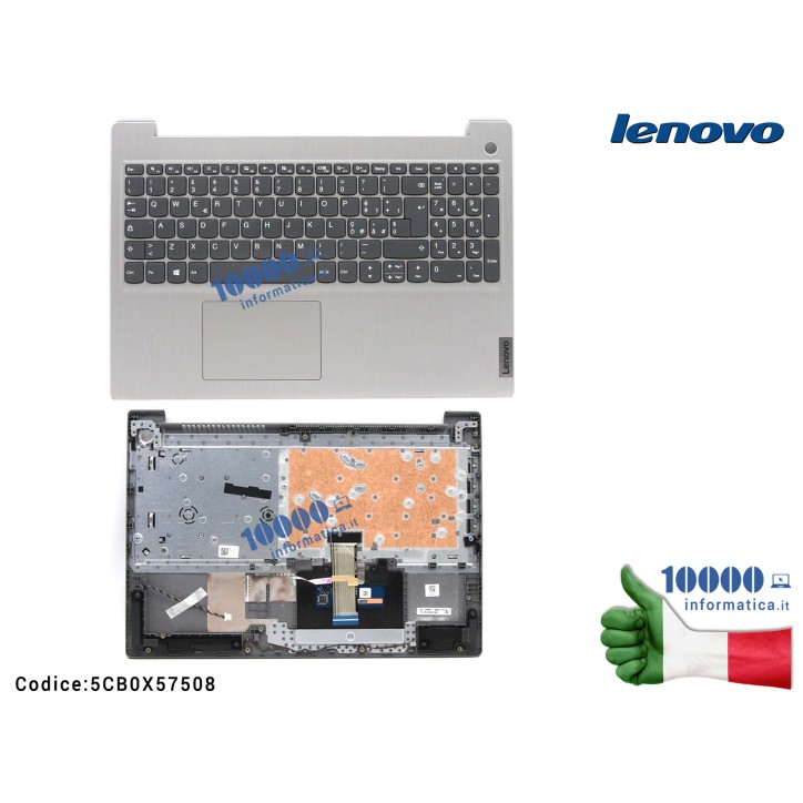 Tastiera Italiana Completa di Top Case Superiore LENOVO IdeaPad 3 15ADA05 (81W1) FRU5CB0X57508