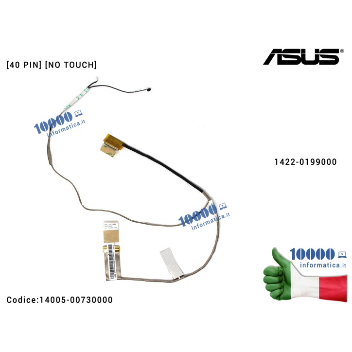 Cavo Flat LCD ASUS Q500 Q500A [40 PIN] 1422-0199000 14005-00730000