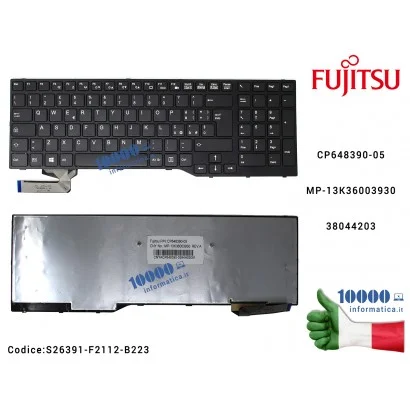 S26391-F2112-B223 Tastiera Italiana FUJITSU LifeBook A555 A555G A557 A357 S26391 CP648390 CP648390-03 CP648390-05 MP-13K36003...