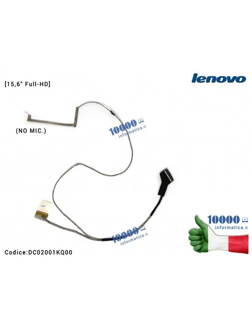 DC02001KQ00 Cavo Flat LCD LENOVO Edge Thinkpad E531 modello Full-HD 15,6" FHD DC02001KQ00 (NO MIC.)