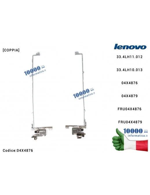 04X4876 Cerniere Hinges LENOVO ThinkPad L540 [COPPIA] 33.4LH11.012 33.4LH10.013 04X4876 04X4879 FRU04X4876 FRU04X4879 Cernier...