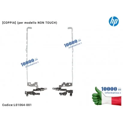 L01064-001 Cerniere Hinges HP ProBook 430 G5 450 G5 (per modello NO TOUCH) [COPPIA]