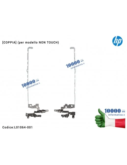 L01064-001 Cerniere Hinges LCD [COPPIA] HP ProBook 430 G5 450 G5 [R+L] L01064-001
