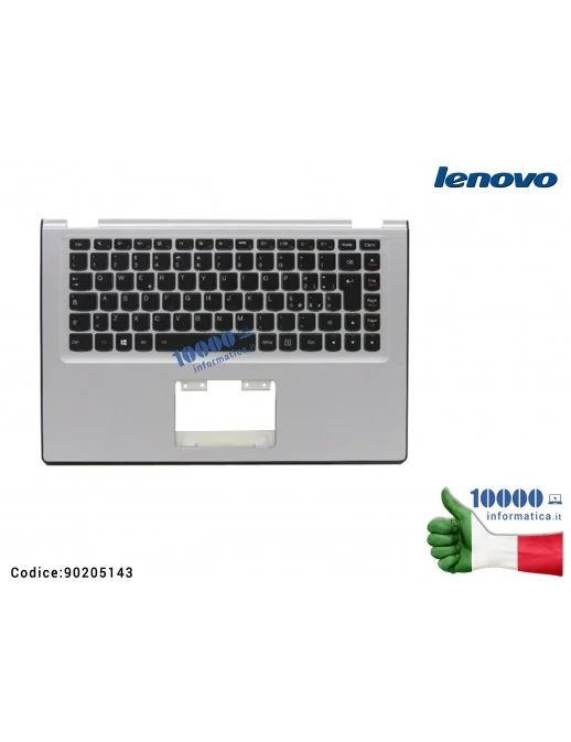Top Case Upper Palmrest Cover Superiore LENOVO Yoga 2 13 (20344) [SILVER/ARGENTO]