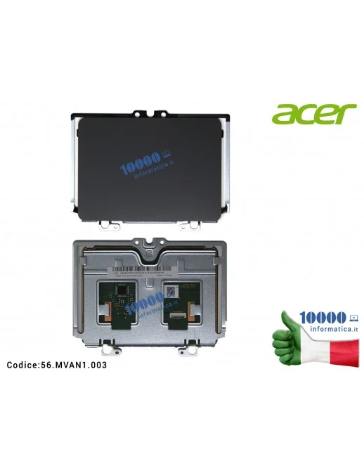 Touchpad ACER Aspire E5-722 E5-722G E5-752 E5-752G E5-772 E5-772G E5-773 E5-773G [GRIGIO] Elantech