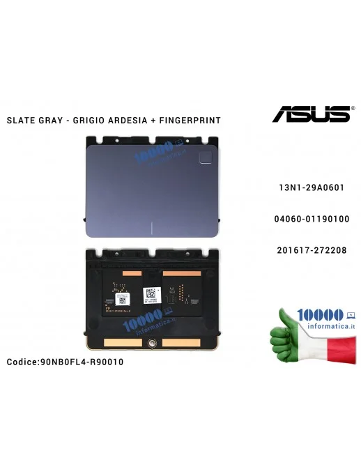 Touchpad Trackpad Mouse ASUS VivoBook Pro 15 X580 N580 [SLATE GRAY] [FINGERPRINT] N580V N580VDX580V X580VD M580 MX580 NX580 ZenB