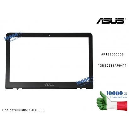 90NB05T1-R7B000 Cornice Display Bezel LCD ASUS N551 N551J N551JB N551JK N551JM N551JQ N551JW N551JX N551V N551VW N551Z AP1830...