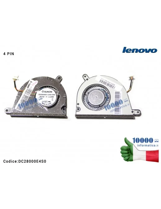 Ventola di Raffreddamento Fan CPU LENOVO UltraBook Lenovo Yoga 2 13'' DC28000E4S0 EG50040S1-C450-S99 35016803 9020512 UDQFLSR01DCM