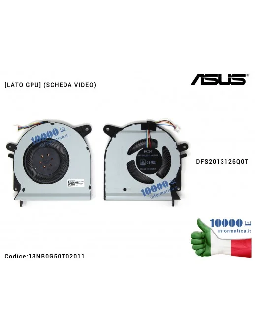 Ventola di Raffreddamento Fan GPU ASUS ROG STRIX SCAR FX503VS GL503VS GL703VS DFS2013126Q0T