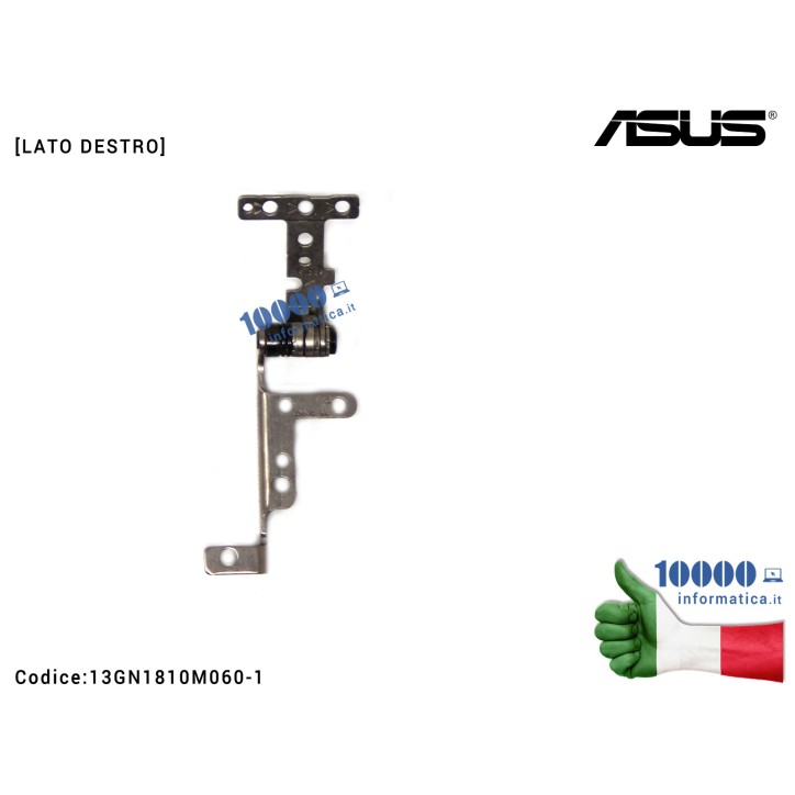Cerniera Hinge [DX] ASUS U36 U36J U36JC U36S U36SG U36SJ U44SG [LATO DESTRO] 13GN1810M060-1