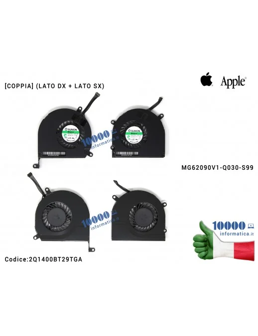 Ventola Fan APPLE MacBook Pro A1286 15 [COPPIA] (LATO DX + LATO SX) MG62090V1-Q030-S99