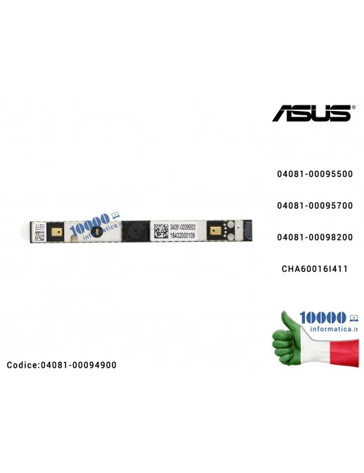 Webcam + Microfono ASUS ROG FX502 FX502V FX502VD FX502VE FX503VD FX503VM GL502V GL502VM GL502VS GL503VD GL503VM GL753VD GL753V ZenBook Flip UX560UA P4540UQ 04081-00095700 04081-00098200 CHA60016I411